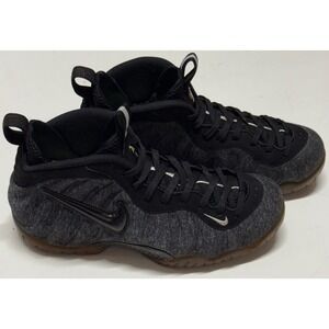 Nike Air Foamposite Pro Wool Dark Grey Heather Black 624041-007 Mens 7.5